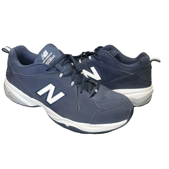 New Balance 608v4 Mens 18 Running Shoes Navy White MX608CV4 Low Top Lace Up - Picture 1 of 7